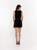 Conjunto Social Feminino Regata em Alfaiataria com Calça e Cinto – Look Elegante para Trabalho, Escritório e Eventos CON-0059