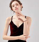 LMXXVJ Conjunto de joias para mulheres, colar de zircônia cúbica em gota, brincos, anel ajustável, conjunto de joias, joias formais, presente