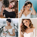 Conjuntos de joias de formatura de ouro para mulheres elegantes colar de cristal brincos pulseira conjuntos de joias de casamento para noivas damas de honra festa de casamento mãe esposa filha irmã
