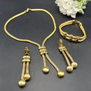 3 peças de conjunto de joias para festa noturna de mulheres com tema africano, incluindo colar, brincos e pulseira para casamentos e vestidos de dama de honra.