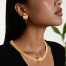 Conjunto de 3 peças de estilos europeus e americanos exagerados, colares geométricos do Oriente Médio, brincos, pulseiras, conjuntos femininos, vestidos de festa de banquete, acessórios.